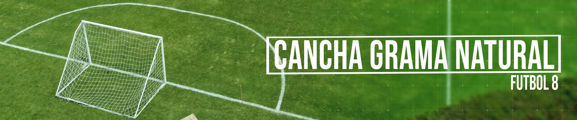 CANCHA DE GRAMA NATURAL - FÚTBOL 5
